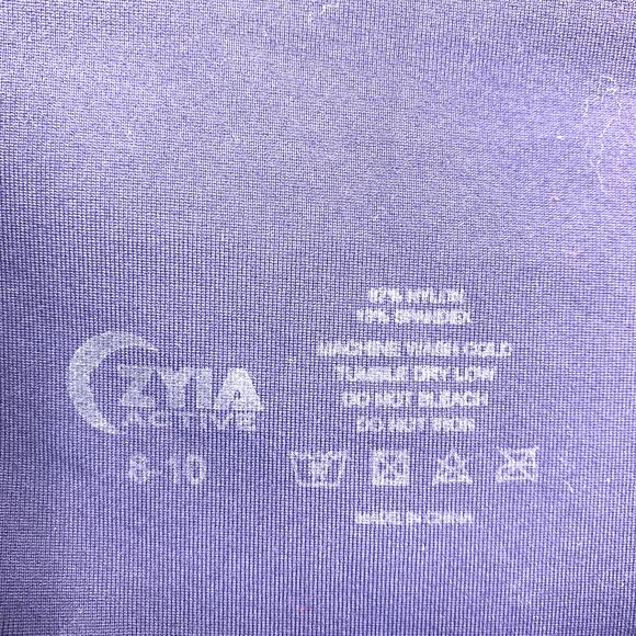 Zyia Leggings Active Women's Size 8-10 Cropped Navy Blue - Picture 6 of 6